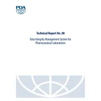 PDA TR 80