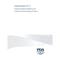PDA TR 57:2012