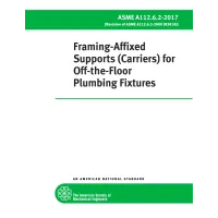 ASME A112.6.2-2017 (R2022)