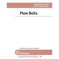 ASME B18.9-2012 (R2017)