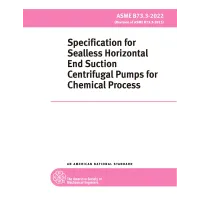 ASME B73.3-2022