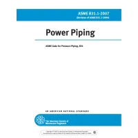 ASME B31.1-2007