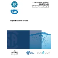 ASME A112.6.9-2022/CSA B79.9:22