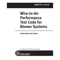 ASME PTC 13-2018