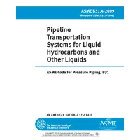ASME B31.4-2009