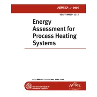 ASME EA-1-2009 (R2019)