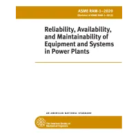ASME RAM-1-2020