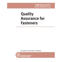 ASME B18.18-2017 (R2021)