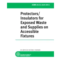 ASME A112.18.9-2011 (R2022)