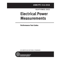 ASME PTC 19.6-2018 (R2023)