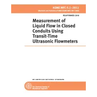 ASME MFC-5.1-2011 (R2018)