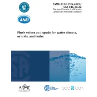 ASME A112.19.5-2022/CSA B45.15:22