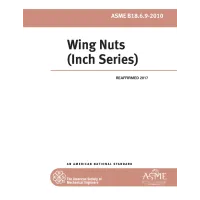 ASME B18.6.9-2010 (R2017)