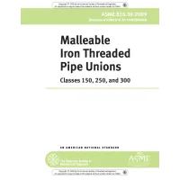ASME B16.39-2009