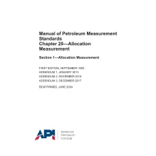 API MPMS Chapter 20.1 (R2024) API MPMS Chapter 20.1 (R2024)