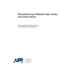 API RP 621 Fifth Edition 2022
