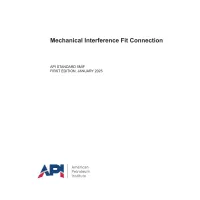 API Std 5MIF:2025