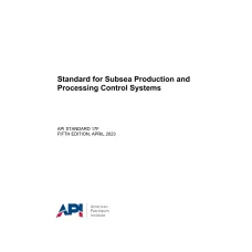 API Std 17F Fifth Edition 2023