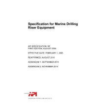 API Spec 16F (R2010)