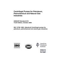 API Std 610:2004