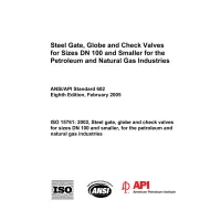 API Std 602:2005