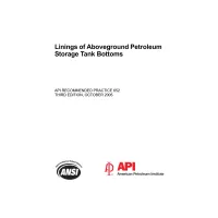 API RP 652:2005