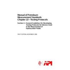 API MPMS Chapter 22.1:2006