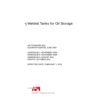 API Std 650:2007 API Std 650:2007
