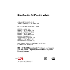 API Spec 6D:2008 API Spec 6D:2008