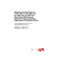 API RP 934-A:2008