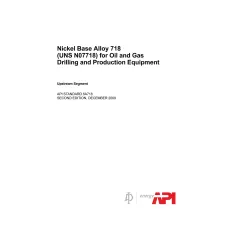 API Std 6A718:2009