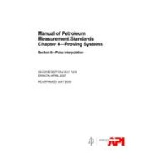 API MPMS Chapter 4.6 (R2013)
