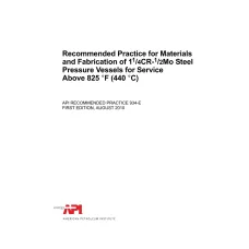 API RP 934-E:2010