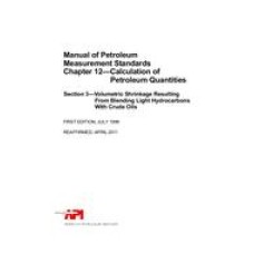 API MPMS Chapter 12.3 (R2022) API MPMS Chapter 12.3 (R2022)