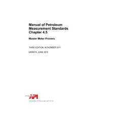 API MPMS Chapter 4.5:2011