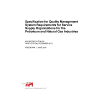 API Spec Q2:2011