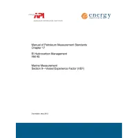 API MPMS Chapter 17.9:2012