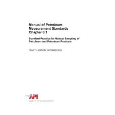 API MPMS Chapter 8.1:2013