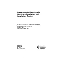 API RP 686:1996