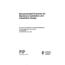 API RP 686:1996 API RP 686:1996