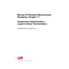 API MPMS Chapter 7.1 (R2024)