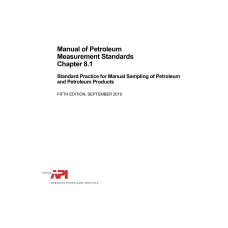 API MPMS Chapter 8.1:2019