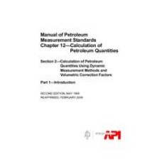 API MPMS Chapter 12.2 Part 1 (R2014) API MPMS Chapter 12.2 Part 1 (R2014)