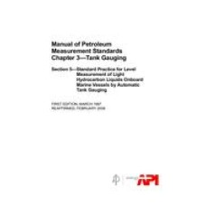API MPMS Chapter 3.5 (R2013) API MPMS Chapter 3.5 (R2013)