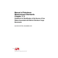 API MPMS Chapter 17.3 (R2021) API MPMS Chapter 17.3 (R2021)