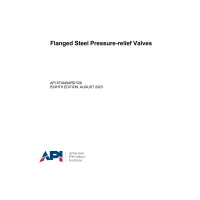 API Standard 526 Eighth Edition