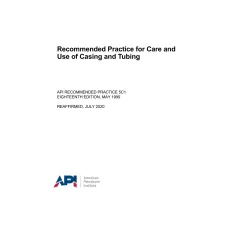 API RP 5C1 (R2020)