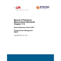 API MPMS Chapter 17.9