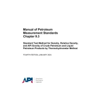 API MPMS Chapter 9.3:2024