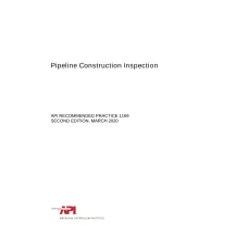 API RP 1169:2020 API RP 1169:2020